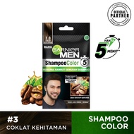 GARNIER Men Shampoo Hair Color - 1 Sachet | Pewarna Rambut Pria