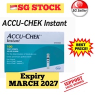 [🇸🇬 Stock] ACCU Check Instant 100s Test  Strips Expiry date: March 2027