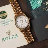 Rolex Day-Date 18038 White Dial with Roman Numerals