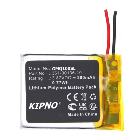 KIPNO Smartwatch Battery For Garmin 361-00136-10 361-00136-21 Venu SQ Music 255mAh