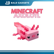 New Style Minecraft Pixel Art Axolotl Ornament – Colorful Cute Animal Desktop Decoration for Gamers 