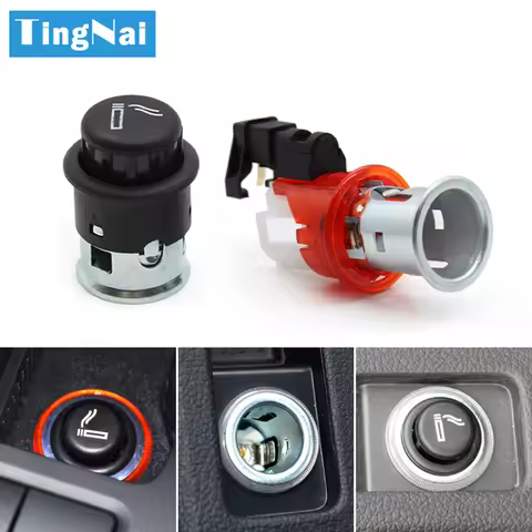Car Cigarette Lighter For VW Golf 4 5 6 MK6 Passat B5 B6 Polo Tiguan Touran Jetta Caddy Santana Sagi