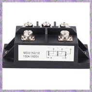 MDS150A 3-Phase Diode Bridge Rectifier 150A Amp 1600V Copper 150 Celsius 80X40X33Mm Metal Case Diode