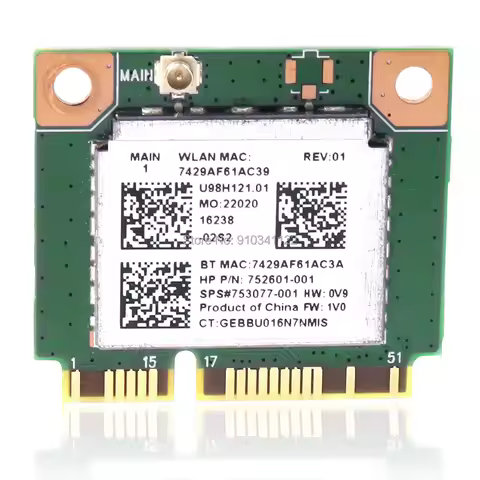 Realtek RT8723BE 802.11bgn 1x1 Wi-Fi + BT4.0 Combo Adapter 150mbps 752601-001 753077-001 for HP 250 