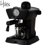 缺貨【現貨1年保固】Hiles皇家義式濃縮咖啡機(HE-303)加購Hiles磨豆機+600 蒸氣式 可製作奶泡 拿鐵