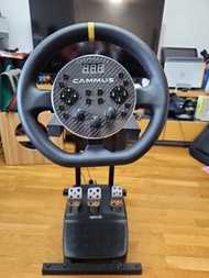 cammus c5 with logitech pedal and USB adaptor  and zenox club spec stand not thrustmaster fanatec moza t300 t500 t248