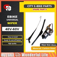 Ebike wiper 12 volts or 48v - 60 Volts for 3 wheel Ebike