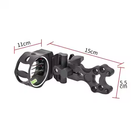 15*11cm 5 Pin Bow Sights Adjustable Archery Hunting Bow Sights Outdoor Archery Shoot Sports Equipmen
