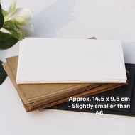 100pcs A6 Thick Cardstock Paper Postcard Blank 350gsm