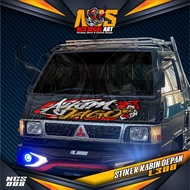 Stiker Decal Kabin Depan AYAM JAGO All Pick Up Pick Up L300 FUTURA GRANMAX OLD CARRY/T120SS NEW CARR