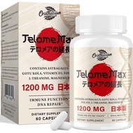 Telomere Lengthening Supplements – Organic Astragalus, Gotu Kola, Vitamin D3, Folate, L-Theanine – A