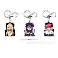 Anime Hito Kawashima Motion Key Chains Acrylic Keychains Bag Pendant Car Keyring Anime Peripherals Gift Anime Ornament