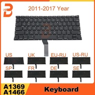 New Laptop Keyboard For Macbook Air 13" A1369 A1466 Keyboard US UK Spain French Thailand 2011-2017 Y
