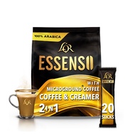 SUPER COFFEE / LOR / ESSENSO MICROGROUND COFFEE 2 IN 1 COFFEE & CREAMER COFFEE BEANS 20 X 16G (320G)