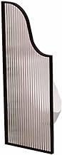 Men's Urinal Privacy Screen, Room Divider Partitions Separator Decorative Panel Screens for Schools/Shopping Malls (Color : Black, Size : 100x40cm)