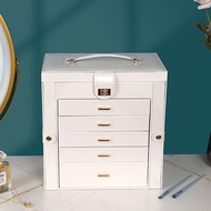 Multifunctional Jewelry Box Bracelet Necklace Ring High-End Princess Storage European Light Luxury J