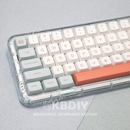 Kbdiy GMK Salmon PBT Keycap MDA Profile DYE-SUB Anime Keycaps For Mechanical Keyboard DIY Custom 135 Key Caps Set Nj80 GMMK Pro