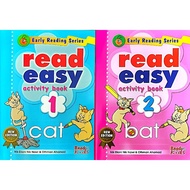 BUKU LATIHAN PRASEKOLAH -  EARLY READING SERIES - READ EASY ACTIVITY BOOK