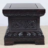 Base table heightening mahogany King Kong base ornaments heightening solid wood base display table