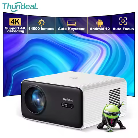 ThundeaL TD85SE Full HD 4K Projector TD85 1920 x 1080P Auto Focus WiFi Home Theater Media Video Play