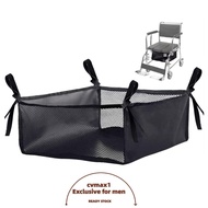 CYMX Wheelchair Storage Bag, Durable Solid Cart Bag, Portable Portability Sunscreen Dustproof Wheelchair Hanging Basket