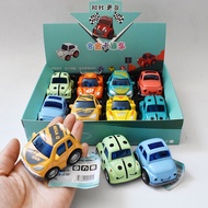 [Ready Stock] F Alloy Car Toy Cartoon Q Cute Little Racing Car Model Baby Clutch Toy Car Set wj04 9/