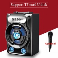 Bluetooth Speaker Sports Wireless Speaker Bluetooth Bass Soundbar Flash Light Karaoke Speaker Suppor