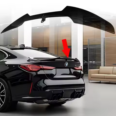 Car Styling VTE Spoiler Wing Boot Lip For BMW G22 425i 430i M440i 420d 430d M440d 2 Door 4 Series Au