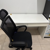 Meja Belajar/Meja Kerja Fabelio + Kursi Kantor Donati