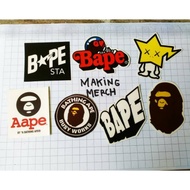 Bape Stickers Waterproof Vinyl Sticker