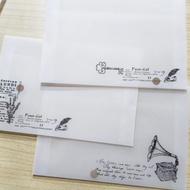 Transparent engraved envelope A5/ A6