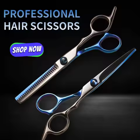 Hair Cutting Scissors Japan Stainless Hairdressing Scissors Haircut Set Thinning Scissors Barber Sho
