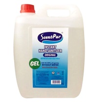 ScentPur Instant Gel Hand Sanitizer (70% Alcohol Gel Form) 5 Liters / 5 Litres Scent Pur 5L (Refill Pack)