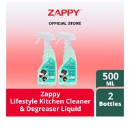 Zappy Lifestyle Kitchen Cleaner and Degreaser 500ml x 2 Bottles