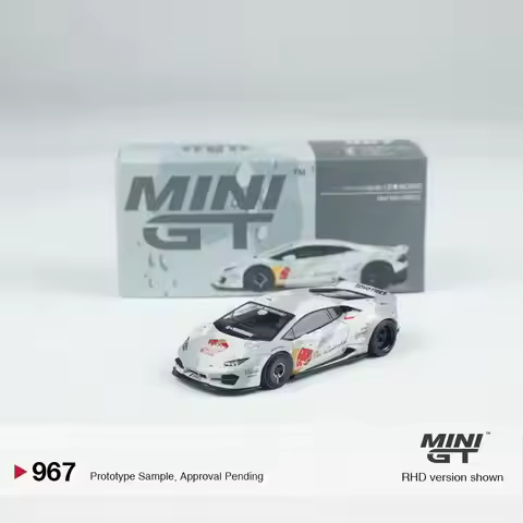 TSM minigt 1/64 minigt#967 LB★WORKS ver. 2 Mike Gray White Collection BOX/Blister Packaging Die-cast