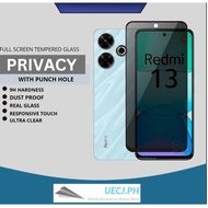 REDMI 13 Privacy Protection Tempered Glass Screen Protector