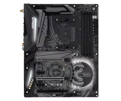 X470 Motherboard ASROCK X470 Taichi AM4 DDR4 64GB PCI-E 3.0 2×M.2 ATX support Ryzen 7 PRO 1700X 5 56