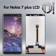 6.0'' Original LCD For Nokia 7 Plus LCD Display Screen Touch Panel Digitizer For Nokia 7Plus TA-1062 TA-1055 Screen Replacement