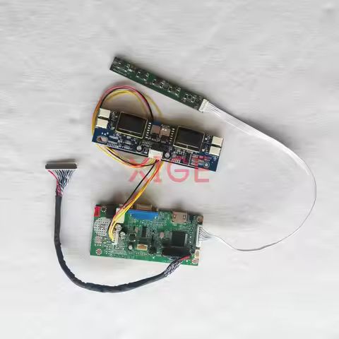 Display Drive Controller Board Fit M170EN07 M170EG01 M170EG02 M170EU01 30 Pins LVDS VGA+HDMI 4-CCFL