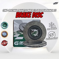 GINO BRAKE DISC / DISC ROTOR - DAIHATSU MIRA L5 / PERODUA KANCIL L5