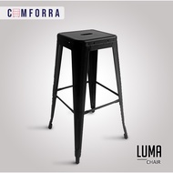 COMFORRA Luma Bar Chair/Tolix High Bar Stool/Metal Bar Chair/Eames Chair/Dining Chair