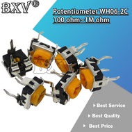 20PCS/LOT New WH06-2C 100 200 500 1K 2K 5K 10K 20K 50K 100K 200K 500K 1M Ohm Trimmer Potentiometer V