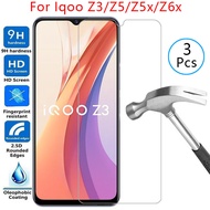 Case for vivo iqoo z3 z5 z5x z6x cover tempered glass screen protector on iqooz3 iqooz5 z 3 5 5x 6x 