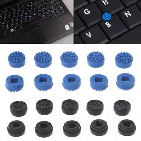 10 Pack Replacement Trackpoint Mouse Point Nipple for Laptop Keyboard Black Blue