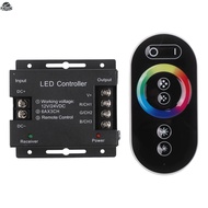 ตัวควบคุม RGB แบบสัมผัสเต็มรูปแบบ6ปุ่มเข้ากันได้กับแถบ LED DC5V ถึง24V