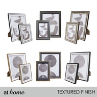 At Home Ladonna Nordic Picture Frame – Border Design Photo Display, Photo Holder – 4x6, 8x10