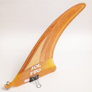 Sol Fins Handmade Wood and Fiberglass Surfing/Surfboard Fins - 8.5" Center Fin