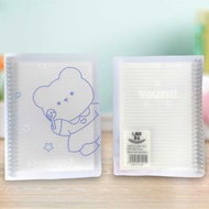 TRANSPARENT BINDER B5 BINDER 40 SHEETS CUTE A5 BINDER/