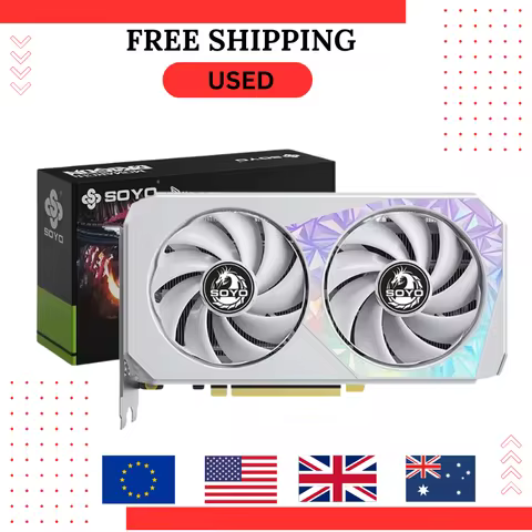 USED SOYO Gaming Graphics Cards NVIDIA GeForce RTX 3060 12GB GDDR6 192 Bit Desktop GPU Video Card Fo