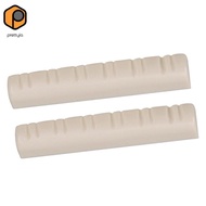 [prettyia] 2x Slotted Nut for Guitars for Acoustic Guitar Accessories Made of Wood